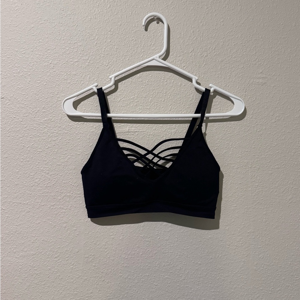 Black Strappy Women's Bralette